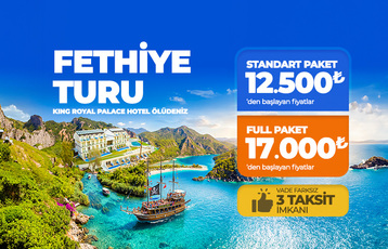 Fethiye Ölüdeniz Akyaka Dalyan Turu 3 Gece 4 Gün