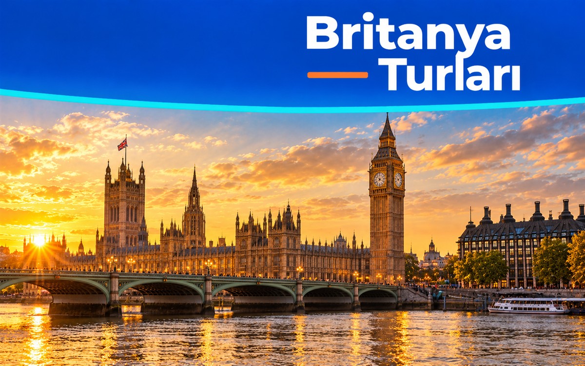 Britanya Turu Tüm Ekstra Turlar Dahil AJET ile Yılbaşı Özel 7 Gece 8 Gün 2027 (STN–STN)